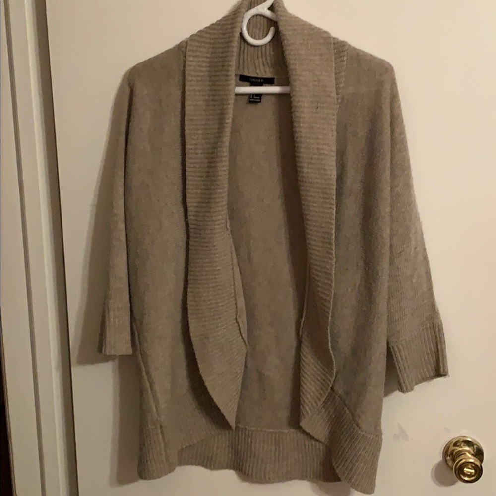 Forever 21 Dark Beige Cardigan SMALL